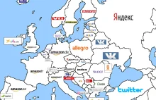 Najpopularniejsze strony w Europie poza Google, Facebookiem i YouTube