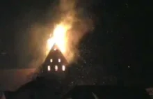 Pożar Koscioła w Nowogardzie