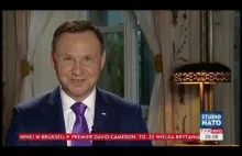 Wywiad z Prezydentem Andrzejem Dudą (po szczycie Nato)