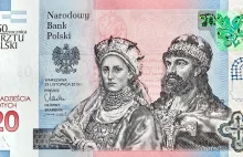 Nowy banknot o nominale 20 zł z okazji 1050. rocznicy chrztu Polski