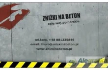 Uwaga! Zniżki na beton