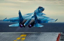 Su-33 rozbił się lądując na lotniskowcu Admirał Kuzniecow.