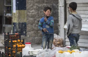 Syryjczycy dziękują Polakom za pomoc humanitarną.