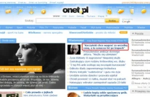 Newsy dnia w pierwszy dzień Wielkanocy według onet.pl