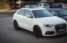 Skardziono białe Audi Q3 - Kraków - Prośba o wykop effect!