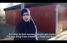 Muzułmanka znieważa zachodni styl życia