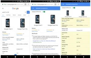 Google uruchamia porównywarkę urządzeń w swojej wyszukiwarce