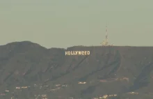 Symbol Hollywood ofiarą noworocznego żartu