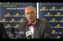 Imigracja a szantaż wobec Polski - Konferencja prasowa Janusza Korwin-Mikkego
