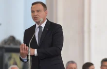 Prezydent Duda o uroczystościach pogrzebowych "Inki" i "Zagończyka"