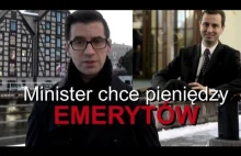 Minister chce pieniędzy emerytów