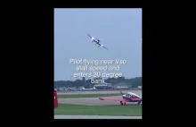 Pilot mało co się nie rozbija o płytę lotniska podczas lądowania