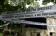 Westerplatte: Zdjęto transparenty krytykujące specustawę