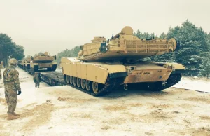 Historyczny moment. Wyładunek pierwszego czołgu M1 Abrams w Polsce!