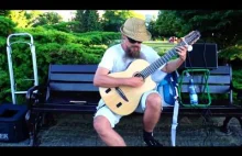 Mariusz Goli busking in Świnoujście 2015