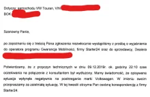 VW Polska i Gwarancja Mobilności - Przeprosiny i rekompensata od VW i operatora