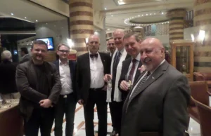 Korwin-Mikke na kolacji z szefem prokremlowskiej partii "Zmiana"