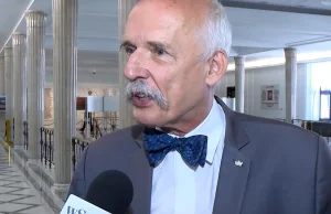 Korwin-Mikke komentuje awanturę w sejmie: "Obie strony należałoby rozstrzelać"