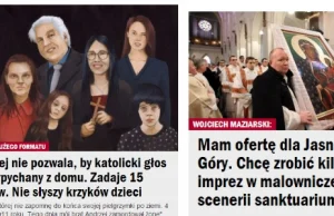 Seans nienawiści w mediach powiązanych z Czerską.