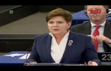 Wystąpienie premier Beaty Szydło podczas debaty w PE - po pytaniach od posłów