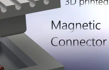 3D printed magnetic connector!