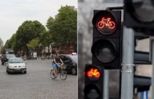 Jazda na czerwonym świetle nie wpłynęła na poziom bezpieczeństwa rowerzystów