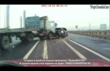 Kompilacja wypadków z samochodów ciężarowych
