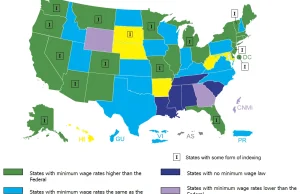 USA: podwyżki płacy minimalnej w 20 stanach [ENG]