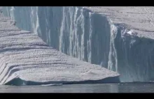 pękniecie lodowca w pobliżu fiordu Ilulissat