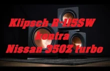 Test subwoofera Klipsch R-115SW vs Nissan 350Z Turbo