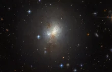 Hubble obserwuje niewielką galaktykę o wielkim sercu