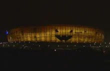 PGE Arena jak wielka przerażająca dynia. Stadionowe Halloween