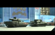 T-14 Armata rozkraczył się na paradzie.