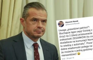 „Słuchajcie tępe cepy”, „Pijacki zamach na moją pozycję”. Nocne wpisy Nowaka