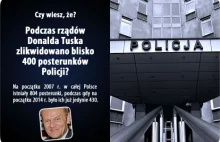 Podczas rządów Donalda Tuska zlikwidowano blisko 400 posterunków Policji...