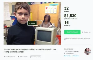 Ośmioletni gamedesigner zebrał fundusze na Kicstarterze