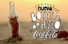 Coca-Cola zastosowała butelkę z ... lodu. W Kolumbii.
