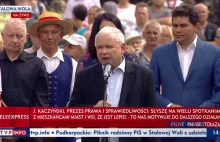 Kaczyński na Podkarpaciu dziękował abp. Jędraszewskiemu. I straszył LGBT.