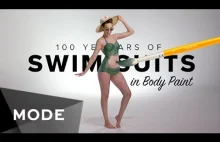 Body Painting - ewolucja strojów kąpielowych