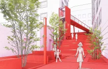 W Krakowie zrobią czerwone schody. Niektórym kojarzy się z dzielnicą rozpusty