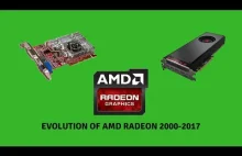 Evolution of AMD Radeon 2000-2017
