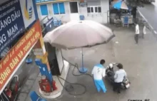 Tym czasem wietnamskiej stacji benzynowej