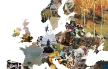 Europa złożona ze słynnych obrazów