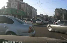 Ciekawa akcja z drogi w Dniepropietrowsku