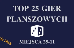 Top 25 gier planszowych 2018 roku według bloga Diceland.