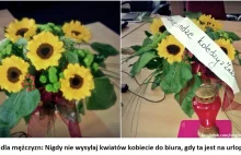 Nie wysyłaj kobiecie kwiatów do pracy, gdy ta jest na urlopie
