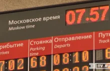 Czas lokalny zamiast moskiewskiego na kolejach rosyjskich