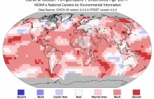 Globalny klimat - kwiecień 2017 drugi w notowanej historii [ENG]