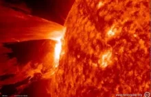Efektowny wybuch na Słońcu