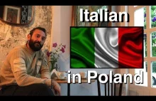 Włoski i Amerykański imigrant rozmawiają o Polsce